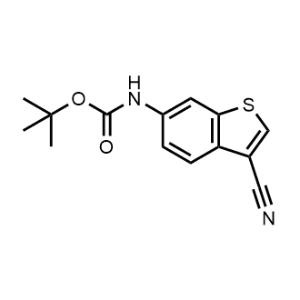 Tert-butyl (3-cyanobenzo[b]thiophen-6-yl)carbamate|CS-1076446