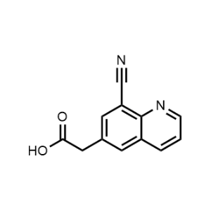 2-(8-Cyanoquinolin-6-yl)acetic acid|CS-1076489