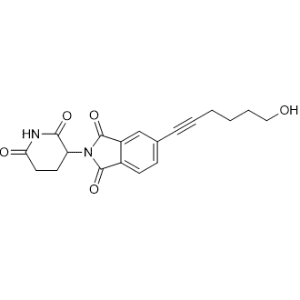 2-(2,6-Dioxopiperidin-3-yl)-5-(6-hydroxyhex-1-yn-1-yl)isoindoline-1,3-dione|CS-1076626