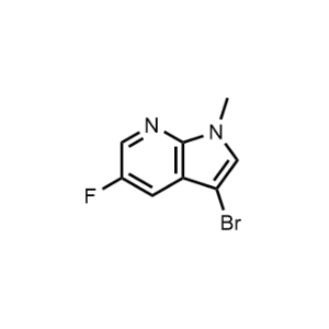 3-Bromo-5-fluoro-1-methyl-1H-pyrrolo[2,3-b]pyridine|CS-1076691