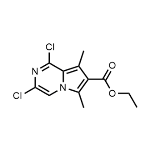 Ethyl 1,3-dichloro-6,8-dimethylpyrrolo[1,2-a]pyrazine-7-carboxylate|CS-1076747