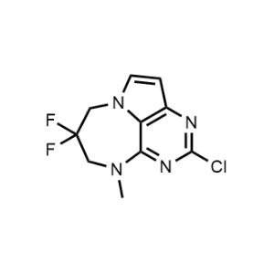 4-Chloro-8,8-difluoro-6-methyl-6,7,8,9-tetrahydro-3,5,6,9a-tetraazabenzo[cd]azulene|CS-1076765