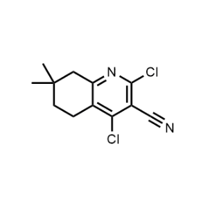 2,4-Dichloro-7,7-dimethyl-5,6,7,8-tetrahydroquinoline-3-carbonitrile|CS-1076787