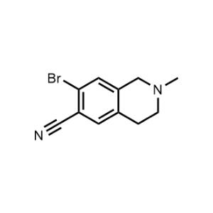 7-Bromo-2-methyl-1,2,3,4-tetrahydroisoquinoline-6-carbonitrile|CS-1076853