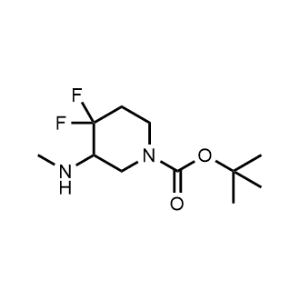 Tert-butyl 4,4-difluoro-3-(methylamino)piperidine-1-carboxylate|CS-1076912