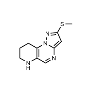 2-(Methylthio)-6,7,8,9-tetrahydropyrazolo[1,5-a]pyrido[2,3-E]pyrimidine|CS-1076931