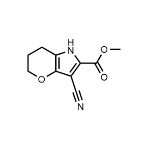 Methyl 3-cyano-1,5,6,7-tetrahydropyrano[3,2-b]pyrrole-2-carboxylate|CS-1076946