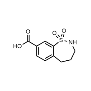 2,3,4,5-Tetrahydrobenzo[f][1,2]thiazepine-8-carboxylic acid 1,1-dioxide|CS-1077064
