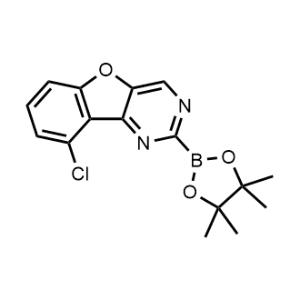 9-Chloro-2-(4,4,5,5-tetramethyl-1,3,2-dioxaborolan-2-yl)benzofuro[3,2-d]pyrimidine|CS-1077143