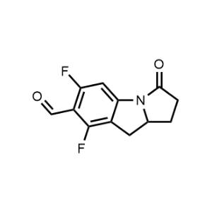 6,8-Difluoro-3-oxo-2,3,9,9a-tetrahydro-1H-pyrrolo[1,2-a]indole-7-carbaldehyde|CS-1077231