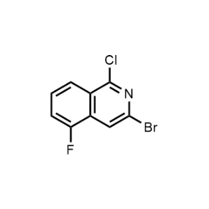 3-Bromo-1-chloro-5-fluoroisoquinoline|CS-1077287