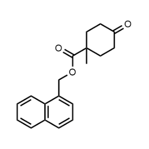 Naphthalen-1-ylmethyl 1-methyl-4-oxocyclohexane-1-carboxylate|CS-1077467