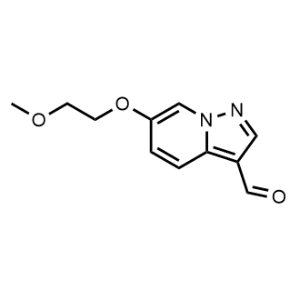6-(2-Methoxyethoxy)pyrazolo[1,5-a]pyridine-3-carbaldehyde|CS-1077584
