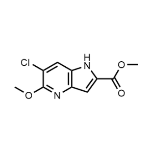 Methyl 6-chloro-5-methoxy-1H-pyrrolo[3,2-b]pyridine-2-carboxylate|CS-1077694