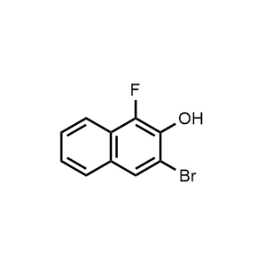 3-Bromo-1-fluoronaphthalen-2-ol|CS-1077695