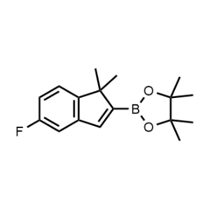 2-(5-Fluoro-1,1-dimethyl-1H-inden-2-yl)-4,4,5,5-tetramethyl-1,3,2-dioxaborolane|CS-1077697