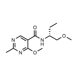 (R)-4-Methoxy-N-(1-methoxybutan-2-yl)-2-methylpyrimidine-5-carboxamide|CS-1077820