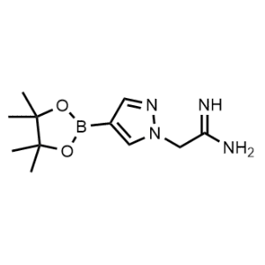 2-(4-(4,4,5,5-Tetramethyl-1,3,2-dioxaborolan-2-yl)-1H-pyrazol-1-yl)acetimidamide|CS-1077844