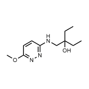 3-(((6-Methoxypyridazin-3-yl)amino)methyl)pentan-3-ol|CS-1077916