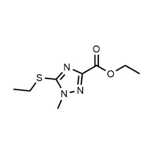 Ethyl 5-(ethylthio)-1-methyl-1H-1,2,4-triazole-3-carboxylate|CS-1077940