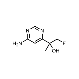2-(6-Aminopyrimidin-4-yl)-1-fluoropropan-2-ol|CS-1078036