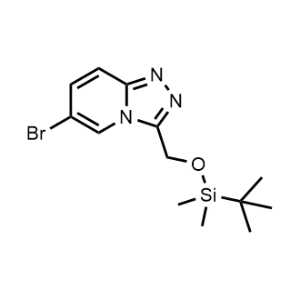 6-Bromo-3-(((tert-butyldimethylsilyl)oxy)methyl)-[1,2,4]triazolo[4,3-a]pyridine|CS-1078038