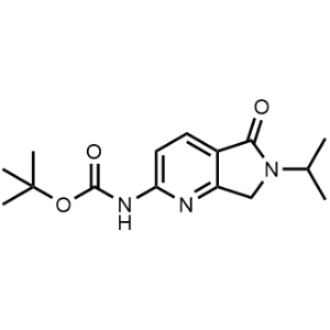 Tert-butyl (6-isopropyl-5-oxo-6,7-dihydro-5H-pyrrolo[3,4-b]pyridin-2-yl)carbamate|CS-1078074