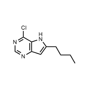6-Butyl-4-chloro-5H-pyrrolo[3,2-d]pyrimidine|CS-1078185