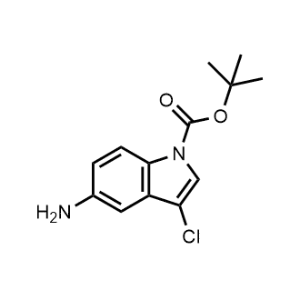 Tert-butyl 5-amino-3-chloro-1H-indole-1-carboxylate|CS-1078222