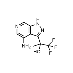 2-(4-Amino-1H-pyrazolo[3,4-c]pyridin-3-yl)-1,1,1-trifluoropropan-2-ol|CS-1078378