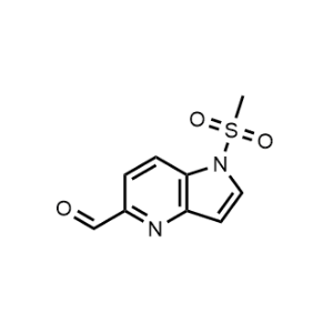 1-(Methylsulfonyl)-1H-pyrrolo[3,2-b]pyridine-5-carbaldehyde|CS-1078496