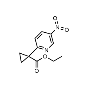 Ethyl 1-(5-nitropyridin-2-yl)cyclopropane-1-carboxylate|CS-1078555