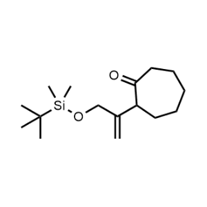 2-(3-((Tert-butyldimethylsilyl)oxy)prop-1-en-2-yl)cycloheptan-1-one|CS-1078577