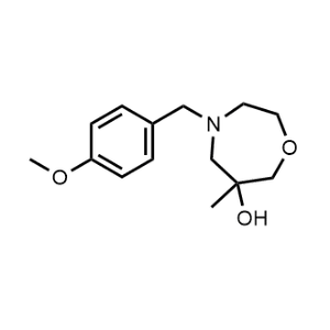 4-(4-Methoxybenzyl)-6-methyl-1,4-oxazepan-6-ol|CS-1078627