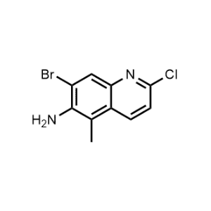 7-Bromo-2-chloro-5-methylquinolin-6-amine|CS-1078732