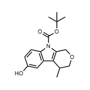 Tert-butyl 6-hydroxy-4-methyl-3,4-dihydropyrano[3,4-b]indole-9(1H)-carboxylate|CS-1078755