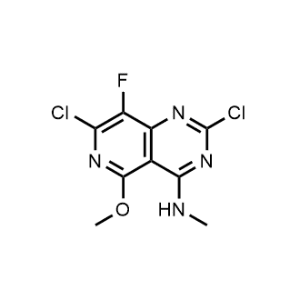 2,7-Dichloro-8-fluoro-5-methoxy-N-methylpyrido[4,3-d]pyrimidin-4-amine|CS-1078760