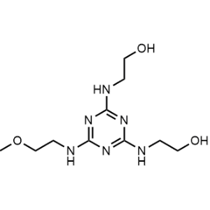 2,2'-((6-((2-Methoxyethyl)amino)-1,3,5-triazine-2,4-diyl)bis(azanediyl))bis(ethan-1-ol)|CS-1078879