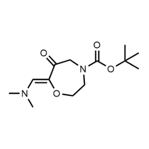 Tert-butyl 7-((dimethylamino)methylene)-6-oxo-1,4-oxazepane-4-carboxylate|CS-1078929