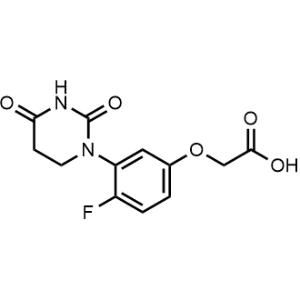 2-(3-(2,4-Dioxotetrahydropyrimidin-1(2H)-yl)-4-fluorophenoxy)acetic acid|CS-1078995