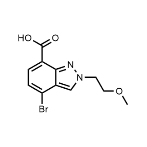 4-Bromo-2-(2-methoxyethyl)-2H-indazole-7-carboxylic acid|CS-1079016
