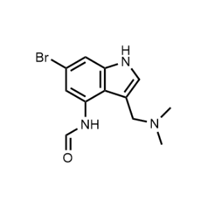 N-(6-Bromo-3-((dimethylamino)methyl)-1H-indol-4-yl)formamide|CS-1079074