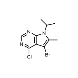 5-Bromo-4-chloro-7-isopropyl-6-methyl-7H-pyrrolo[2,3-d]pyrimidine|CS-1079085