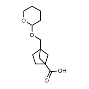 4-(((Tetrahydro-2H-pyran-2-yl)oxy)methyl)bicyclo[2.1.1]hexane-1-carboxylic acid|CS-1079146