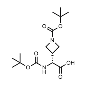 (R)-2-((Tert-butoxycarbonyl)amino)-2-(1-(tert-butoxycarbonyl)azetidin-3-yl)acetic acid|CS-1079258