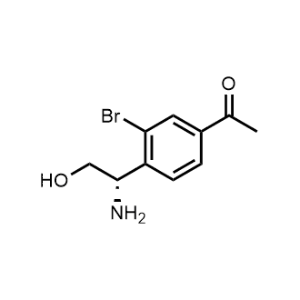 (S)-1-(4-(1-Amino-2-hydroxyethyl)-3-bromophenyl)ethan-1-one|CS-1079262
