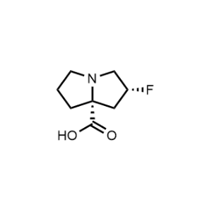 (2R,7aR)-2-Fluorotetrahydro-1H-pyrrolizine-7a(5H)-carboxylic acid|CS-1079297