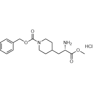 Benzyl (S)-4-(2-amino-3-methoxy-3-oxopropyl)piperidine-1-carboxylate hydrochloride|CS-1079322
