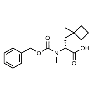 (R)-2-(((Benzyloxy)carbonyl)(methyl)amino)-3-(1-methylcyclobutyl)propanoic acid|CS-1079357