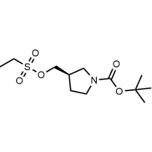 Tert-butyl (R)-3-(((ethylsulfonyl)oxy)methyl)pyrrolidine-1-carboxylate|CS-1079392
